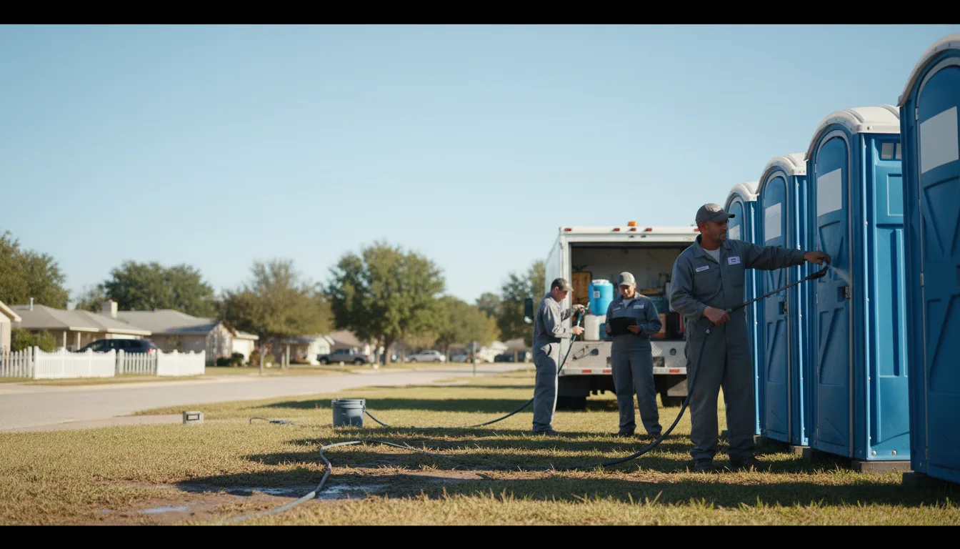 Long-Term Portable Toilet Rental in Comfort, TX near me